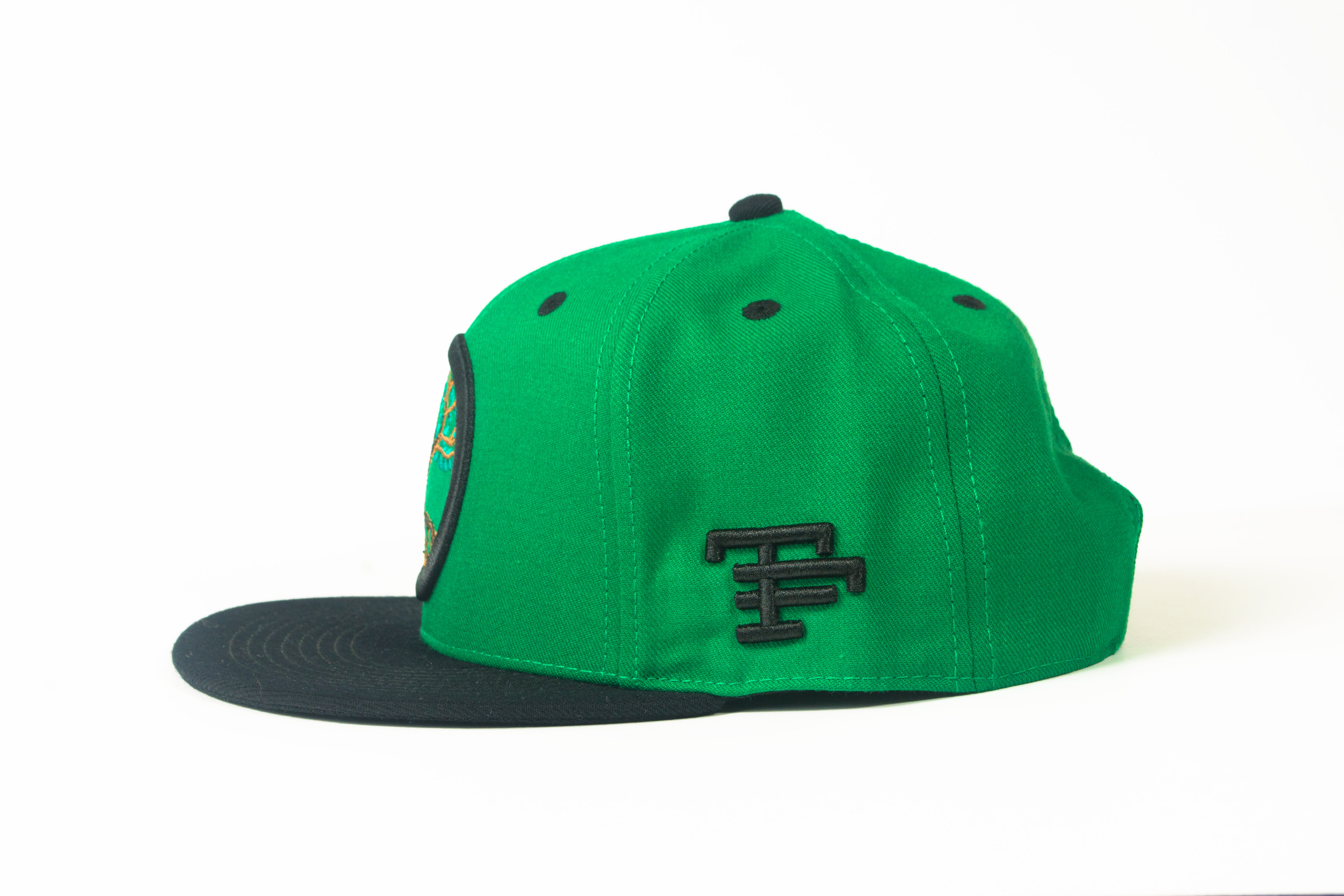 Green Trees Snapback Hat - Tahoe Fitted